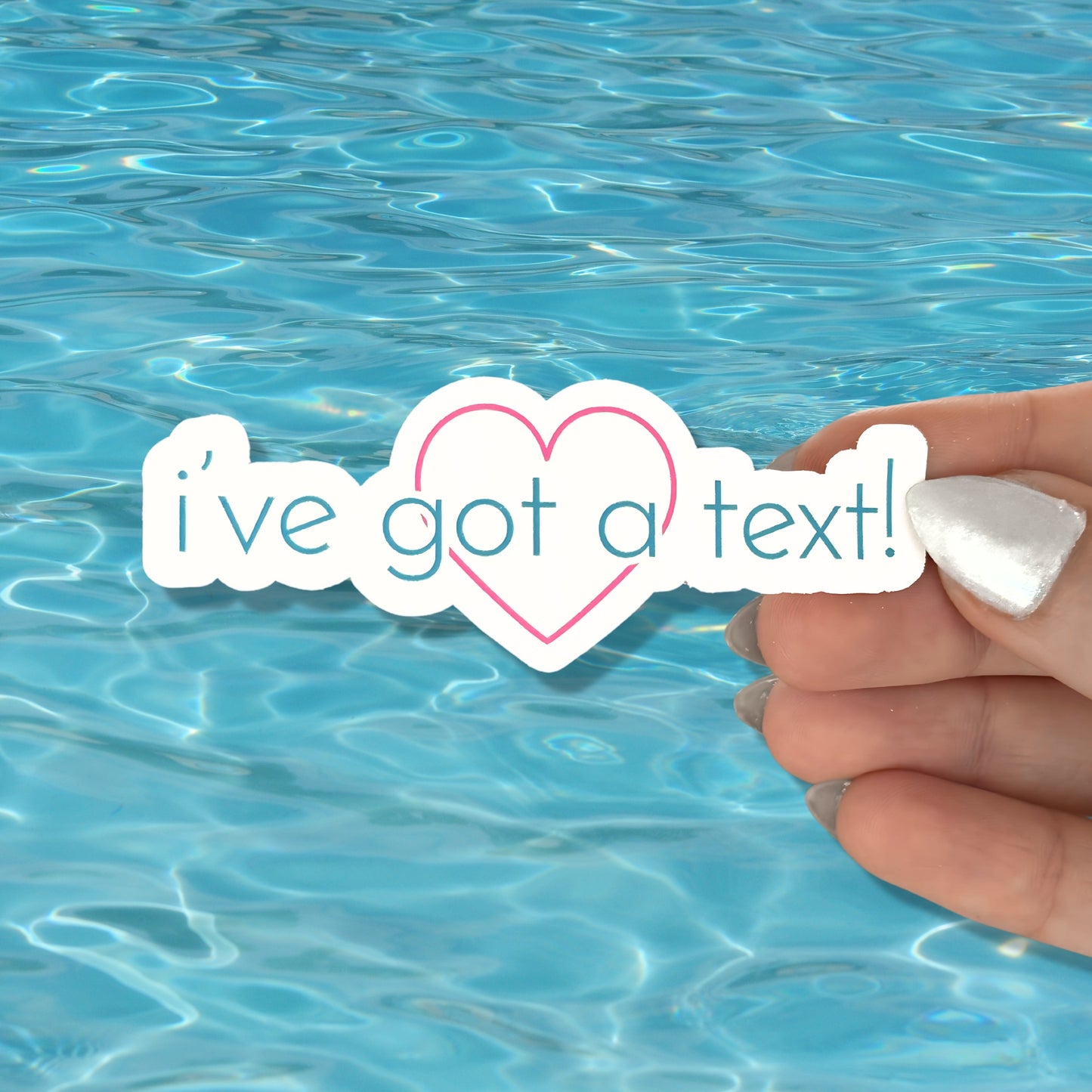 "I've Got a Text!" Love Island Sticker