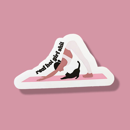 Real Hot Girl Shit Sticker