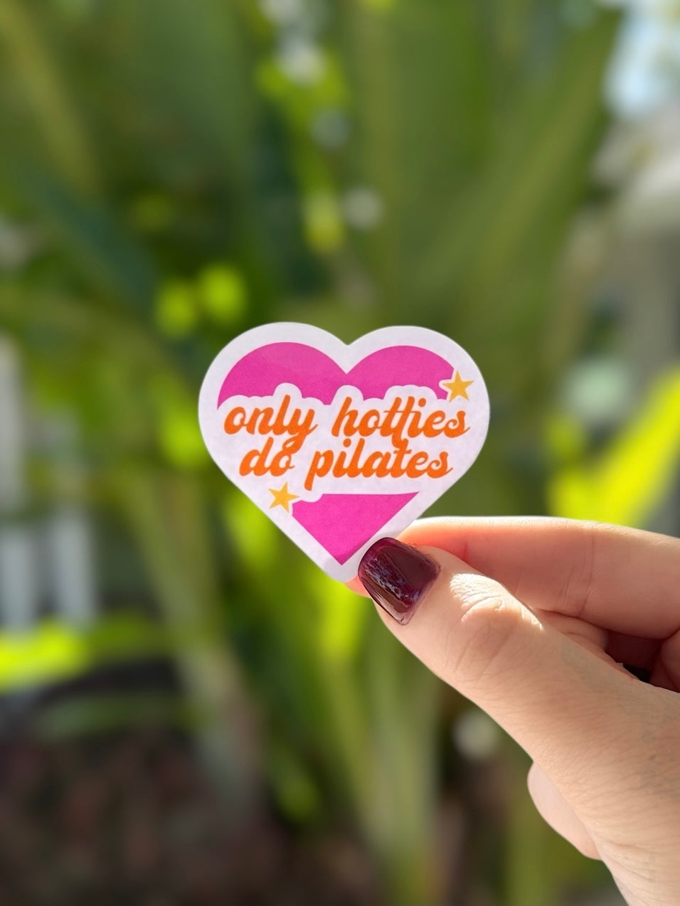 Only Hotties Do Pilates Sticker | #2