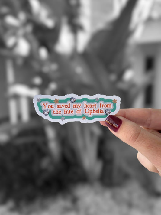 TLOASG: The Fate of Ophelia Sticker