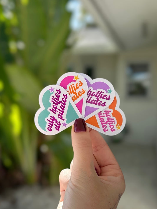 Only Hotties Do Pilates Sticker | #2